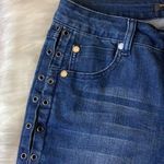 Romeo + Juliet Couture grommet raw hem jeans S Photo 4