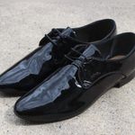 Longchamp  Black Patent Leather Oxford Shoe Sz 41 Photo 3