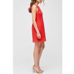 Hill House  Charlie Shift Mini Dress, Poppy Red Scallop Lace, Small Photo 4