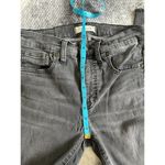 Madewell  9" High Rise Skinny Charcoal Wash Distressed Cut Off Jeans 28 | 6 Tall Photo 12