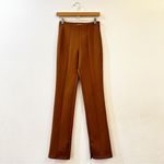 Good American Women's Slim Flare Scuba High Rise Pants In Burnt Caramel Size M Photo 2