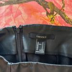 Forever 21 black faux leather mini pencil skirt Photo 7