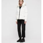 All Saints Puffer Coat Ester Jo Size S White Photo 13