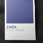 ZARA Jeans Womens 12 Black Mid Rise Skinny Peach Touch Sleek Denim Minimalist Photo 5