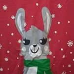 Wound Up FINAL MARKDOWN Juniors'  "Fa La Llama" Tee (XXXL/21) Photo 2