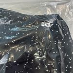 ZARA NWT  Mini Skirt Tiered Polka Dot Women S Black Side Zipper Interior Lining Photo 9