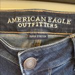 American Eagle  | Dark Wash “Skinny” Cuffed Jeans Size 12 Regular Photo 3