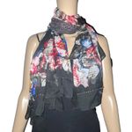 INC  Butterfly Garden floral scarf Photo 1