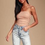 Free People Runched Bodysuit Photo 0