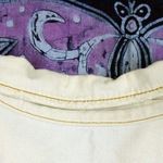 Free People Denim Trucker Jacket Womens XS Ivory Along The Way Distressed Oversi Photo 9