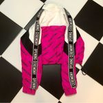 Opening Ceremony Cropped Track Jacket Warm Up Windbreaker Hot Pink White Logo M Photo 12