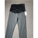 Isabel Maternity XL‎ Leggings Active Full Length Crossover Panel Gray Black Size undefined Photo 2