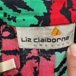 Liz Claiborne VTG Pleated Midi Skirt Floral Rose colorful Sz 10 y2k cottage boho Photo 2