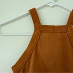 Free People Crop Top Orange/Rust Sz XS/S Brown Halter Photo 2