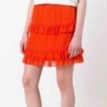 Tory Burch Vibrant Orange Mini Skirt Photo 0