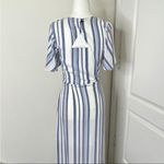 Lost + Wander NWT Marine Striped Tie Front Dress Photo 4