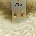 Zara women tear drop earrings Photo 1