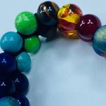 Sliding Knot Bracelet Multicolor Beaded Women or Men Photo 11