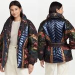 Farm Rio New Banana Leaf Reversible Puffer Jacket Oversized Sz M Photo 8