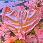 Victoria's Secret y2k coquette rose pink silk satin lace trim mini lounge shorts Photo 0