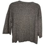 ZARA  Pearl Sweater Women's Size Small Gray Pullover Top Photo 2