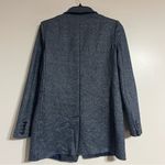 Banana Republic  Blazer 6 Women's Blue & White Denim Look Wool Blend Bf Style Photo 8