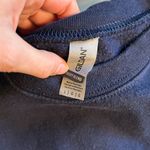 Gildan Navy blue size large crewneck with white Boston logo Photo 1