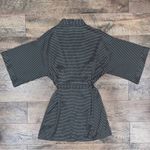 Victoria's Secret Victoria’s Secret Silky Black Robe with Pockets & Tie-Waist Photo 11