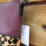 NWT Black White Crossbody Leather Bag Black Photo 7