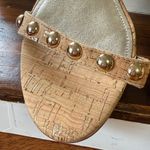 Lilly Pulitzer Rory Open Toe Sandal Tan with Gold Studs and Metallic Detail 7 Photo 7