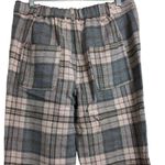 NWT Area Stars Plaid Olivia Straight Leg Pants With Belt Loops Size M Gray Size M Photo 6