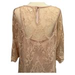 Ultra Pink  Lace 3/4 Sleeve Blouse Size 1X Photo 6