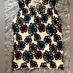 Joseph A Y2K Jospeh A. Bright Flowers on White Sleeveless Pet. Med. Photo 9