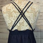 Boutique Navy crocheted beach maxi dress Zach Photo 8