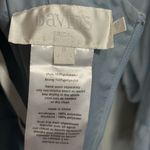 David's Bridal David’s Bridal Dusty Blue DayDream Dress with Flutter Sleeve Full Skirt size 0 Photo 11