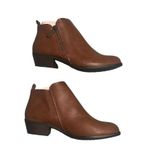 Sonoma Ankle Shoe Boot Womens 6.5 W Slip On Zip Side Desert Bootie Faux Leather Photo 5