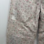 POL  Floral Print Distressed Jeans Womens M Cottagecore Wide Leg baggy high rise Photo 9