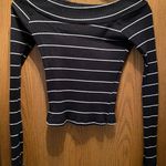 Silence + Noise Long Sleeve Off Shoulder Top Photo 0