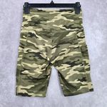 Saresa Green Camo Army Biker Running Yoga Shorts Bottoms Pants Small Photo 1