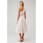 Karina Grimaldi Pauline Dot One Shoulder Midi Dress Party Cocktail Polka Dot S Photo 1