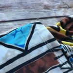 MT Collection Womens Dress Sz XL Off Shoulder Cover Up Brown Blue Black Gold NEW Photo 65