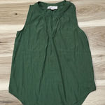 Philosophy Green Sleeveless Silky Tank Top Women’s Medium Photo 0