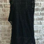 Stella Carakasi Black dress Sz XS Asymmetrical Semi Sheer Linen Nylon B… Photo 0