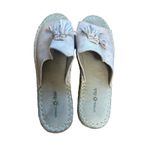 Seven Dials  Women's Slide Sandals Espadrille Tassel Detail Size 10M Beige‎ Photo 7