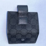 Gucci Authentic Vintage  Black/Silver Keyholder Photo 6