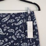 Patrons of Peace  Navy Boho Skorts NWT Size XS Blue Paisley Shorts Photo 2