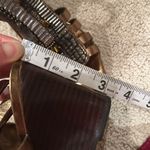 Vince Camuto gladiator beaded wedge heels 6.5 Photo 9