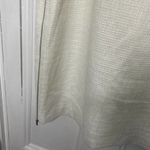 Calvin Klein  Sleeveless White Tweed Sheath Dress Full Zip Sides Women's 10 Photo 9