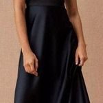 BHLDN  Leti Dress Satin Navy Blue Size 0 C9 Photo 0