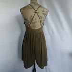 ZARA W&B Collection Women's Open Back Romper Photo 1